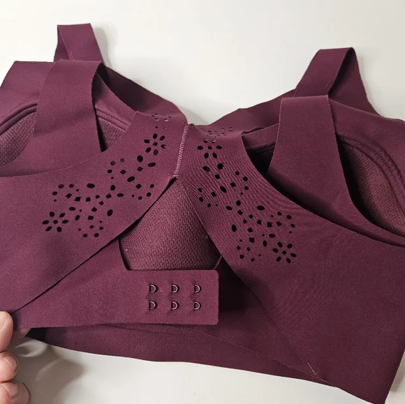 Victoria Sport Angel Max Purple Cut Out Sports Bra Maximum Support 32D - Picture 5 of 5